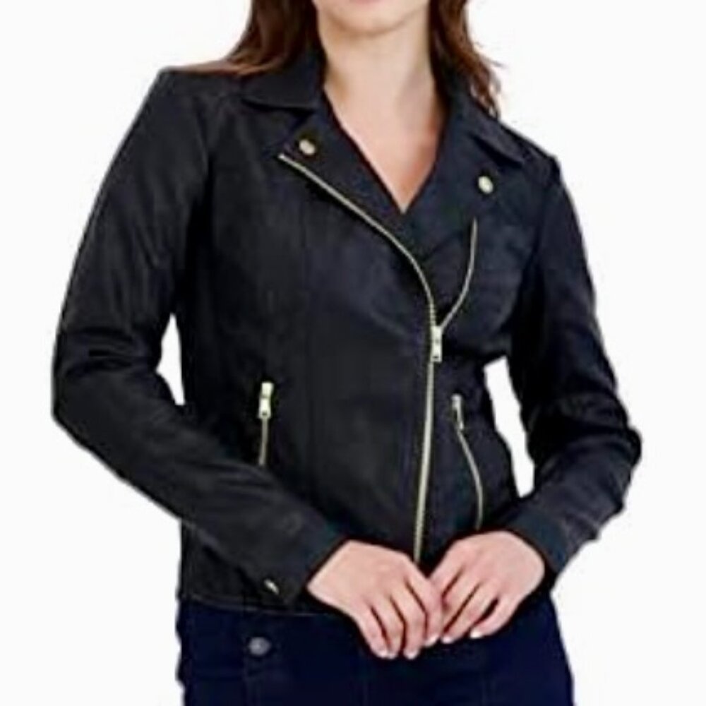Baccini Faux Leather Jacket
